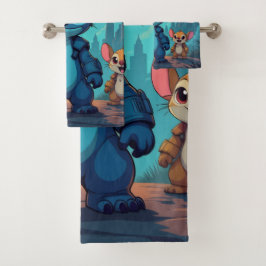 Conjunto De Toalhas Beste Freunde fürs Leben – Lilo & Stitch