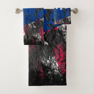 Conjunto De Toalhas Betsy Ross Flag 1776 Patriótico 4 de julho