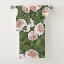 Conjunto De Toalhas Big Bloom Camellia Charm