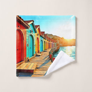 Conjunto De Toalhas Blisas Sunset: Matizes à beira-mar