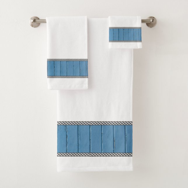 Conjunto De Toalhas Blue Lake Cabin (Insitu)