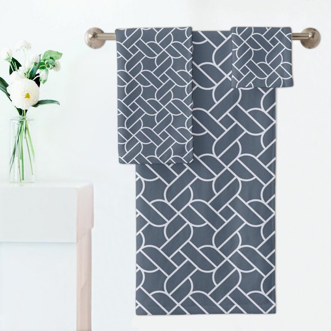 Conjunto De Toalhas Blue Rope Pattern Towel (Criador carregado)