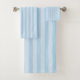 Conjunto De Toalhas Blue Stripes Bath Towel