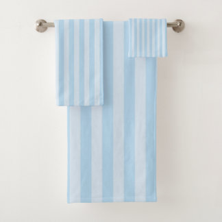 Conjunto De Toalhas Blue Stripes Bath Towel