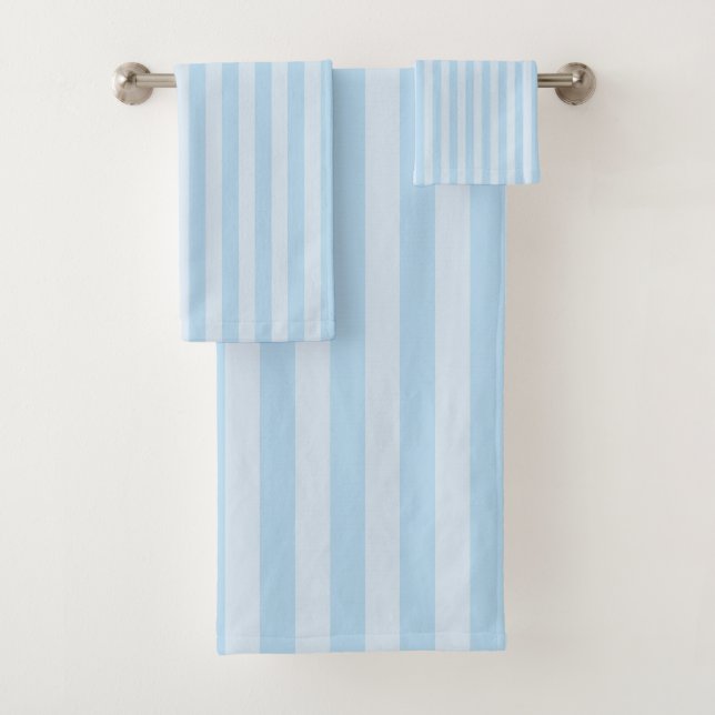 Conjunto De Toalhas Blue Stripes Bath Towel (Insitu)