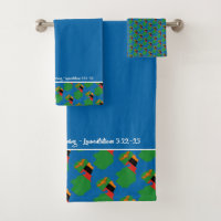 Blue ZAMBIA Escritura Christian Lam 3:23