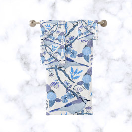 Conjunto De Toalhas Bluejay Botânico Peri Cor 2022