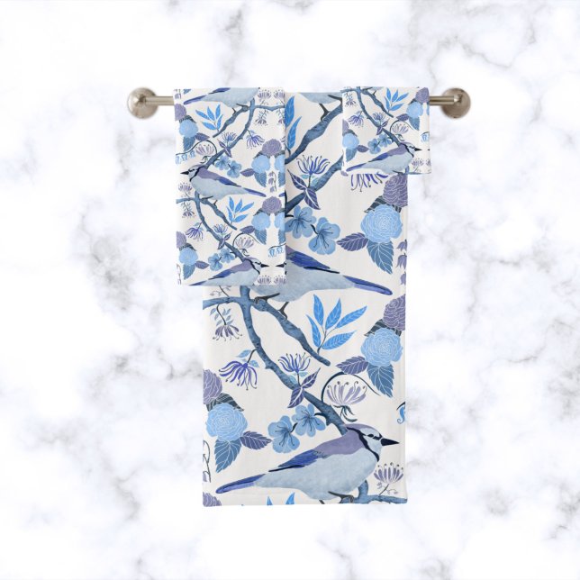 Conjunto De Toalhas Bluejay Botânico Peri Cor 2022 (Criador carregado)