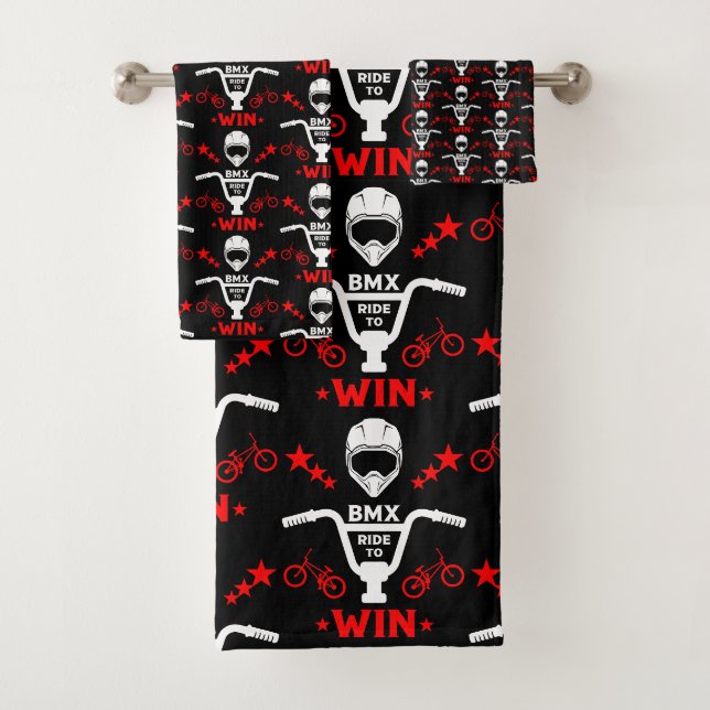 Conjunto De Toalhas Bmx Bikers Freestyle (Insitu)