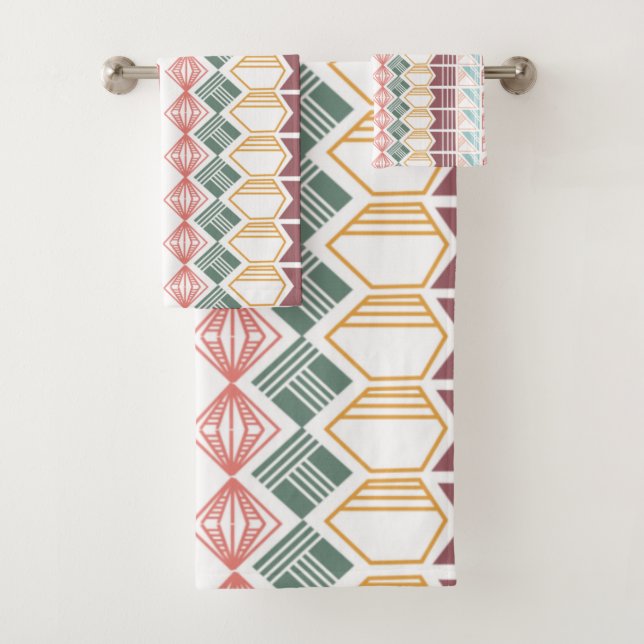 Conjunto De Toalhas Boho Pattern (Insitu)