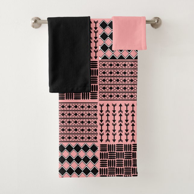 Conjunto De Toalhas Boho Quilt Bath Toque (Insitu)