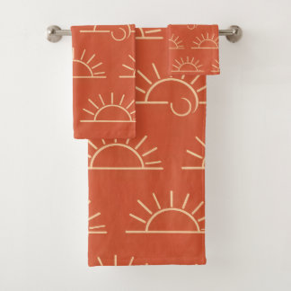 Conjunto De Toalhas Boho Sun Bathroom Towel Set