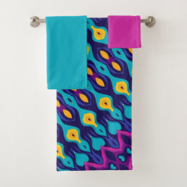 Conjunto De Toalhas Boho Teardrop Tides