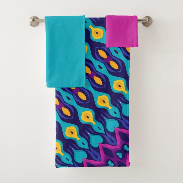 Conjunto De Toalhas Boho Teardrop Tides (Insitu)