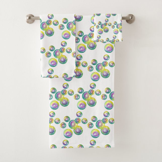 Conjunto De Toalhas Bolhas sopradoras - Varinha Iridescente do Arco-Ír (Insitu)