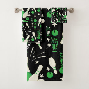 Conjunto De Toalhas Boliche de dez pinos para casa