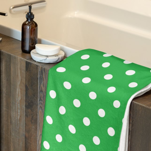 Conjunto De Toalhas Bolinha Verde (Criador carregado)