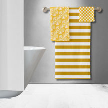 Bolinhas Floral Feliz de Stripes Amarelas
