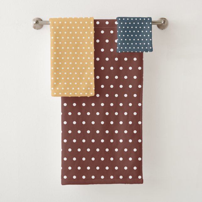 CONJUNTO DE TOALHAS BOLINHAS PEQUENAS DE TONELADA DA TERRA (Insitu)