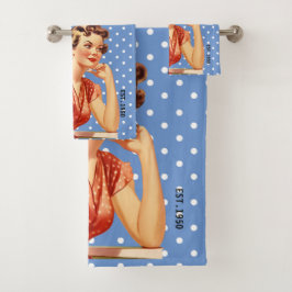 Conjunto De Toalhas bolinhas retrorreflectores exclusivas Elegante tra