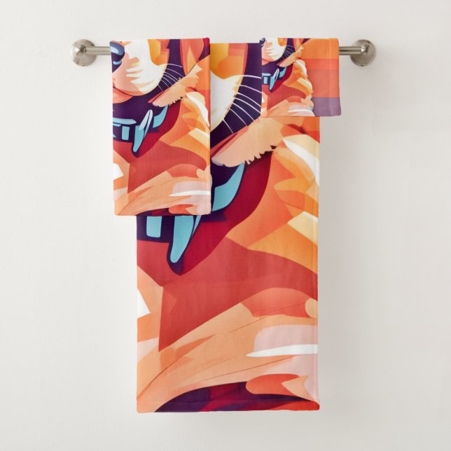 Conjunto De Toalhas Bonita Pop de Arte (Insitu)