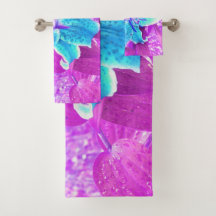 Bonito Aqua Blue Stargazer Lily em Roxo