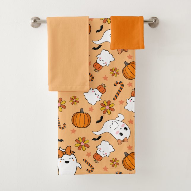 Conjunto De Toalhas Bonito Halloween (Insitu)