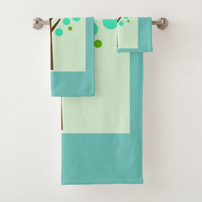 Conjunto De Toalhas Bonito na Coleção Bolinhas (Insitu)