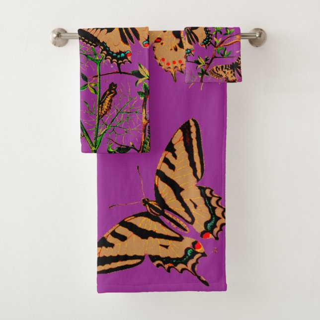 Conjunto De Toalhas Borboletas Francesas (Insitu)