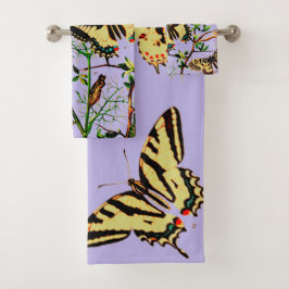 Conjunto De Toalhas Borboletas Francesas