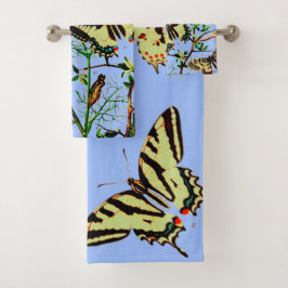 Conjunto De Toalhas Borboletas Francesas