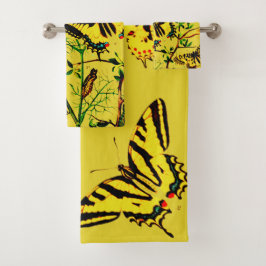 Conjunto De Toalhas Borboletas Francesas