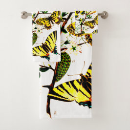 Conjunto De Toalhas Borboletas Francesas