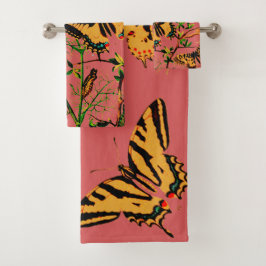 Conjunto De Toalhas Borboletas Francesas