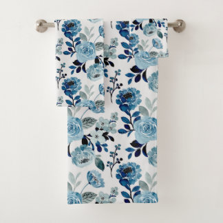 Conjunto De Toalhas Botânica do Marinho de Aquarela