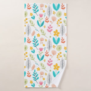Conjunto De Toalhas Botânica florescente