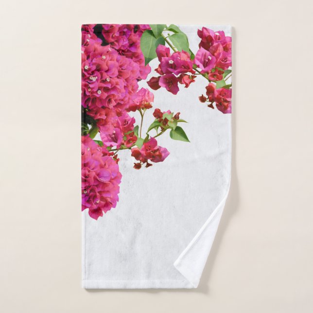 Conjunto De Toalhas Bougainvillea Floral Mediterrânica (Toalha de mão)