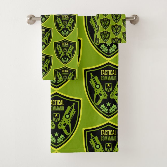 Conjunto De Toalhas Boys Toy Dart Gun Batalha (Insitu)
