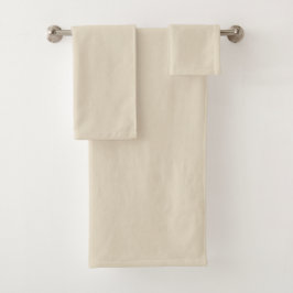 Conjunto De Toalhas Branco Pérola vintage