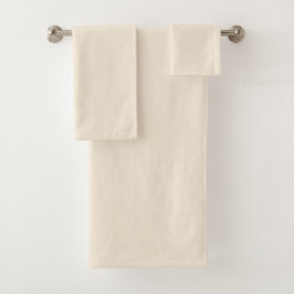 Conjunto De Toalhas Branco Pérola vintage