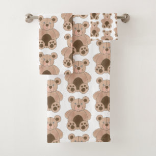 Conjunto De Toalhas Brinquedo de pelúcia castanho-esbranquiçado, ursin