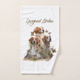 Conjunto De Toalhas Brittany Spaniel, Paixão por Aves