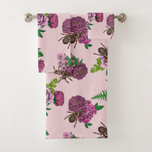Conjunto De Toalhas Buquês e tarântula