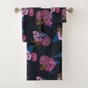Conjunto De Toalhas Buquês e tarântula 2