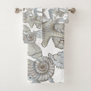 Conjunto De Toalhas Caça Ao Tesouro Da Seashell E Do Navio