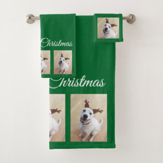 Conjunto De Toalhas Cachorro Cachorro Branco Bonito Cachorro Cachorro