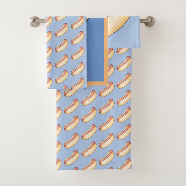 Conjunto De Toalhas Cachorro quente (Insitu)