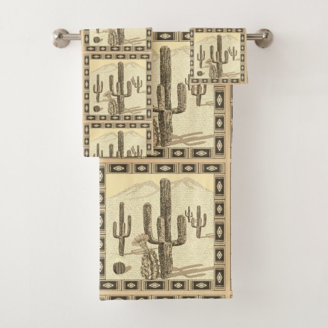 Conjunto De Toalhas Cactus (Insitu)