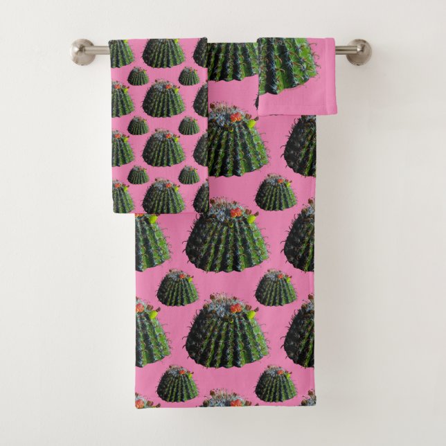 Conjunto De Toalhas Cactus Bath Towels (Insitu)