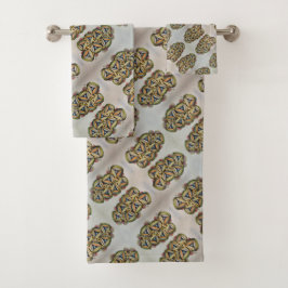 Conjunto De Toalhas Cadeia de triângulos